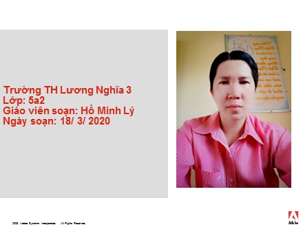 Bài giảng Khoa học Lớp 5 - Bài 54: Nhiệt cần cho sự sống - Năm học 2019-2020 - Hồ Minh Lý