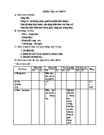 Giáo án Lịch sử Khối 7 - Đề số 1+2