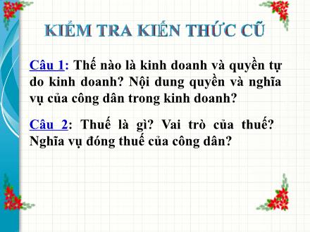 Bài giảng Giáo dục công dân 9 - Bài 14: Quyền và nghĩa vụ lao động của công dân