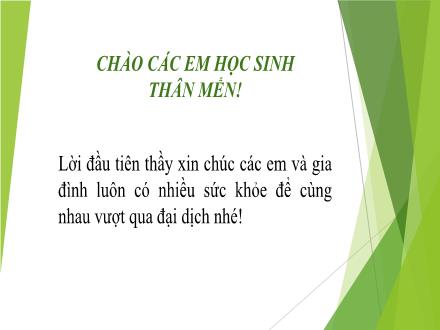 Bài giảng Giáo dục thể chất 9 - Chủ đề: Bài thể dục phát triển chung - Năm học 2021-2022 - Thái Đắc Tùng