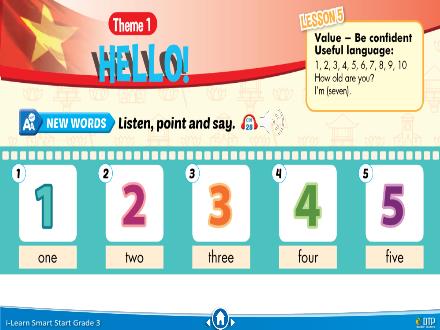 Bài giảng Tiếng Anh 3 i-Learn Smart Start - Theme 1: Hello (Lesson 5)