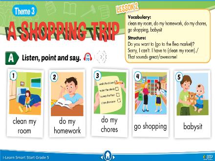 Bài giảng Tiếng Anh 5 i-Learn Smart Start - Theme 3: A shopping trip (Lesson 2)