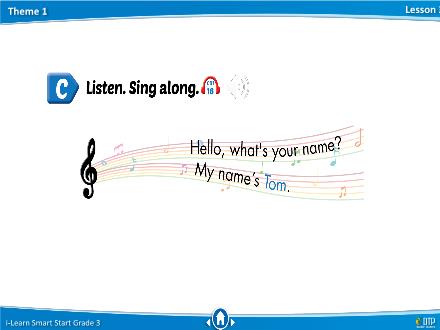 Bài giảng Tiếng Anh Lớp 3 i-Learn Smart Start - Theme 1: Hello (Lesson 3)