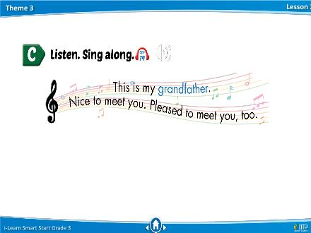 Bài giảng Tiếng Anh Lớp 3 i-Learn Smart Start - Theme 3: Family (Lesson 2)