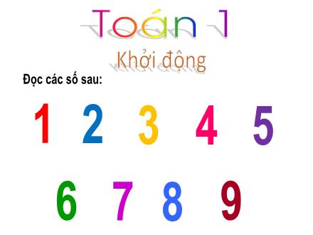 Bài giảng Toán 1 Sách Cánh diều - Bài 3: Số 0 và số 10