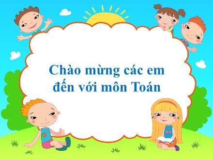 Bài giảng Toán 3 - Bài: Ôn tập về giải toán