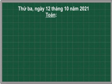 Bài giảng Toán 4 - Bài: So sánh các số có nhiều chữ số - Năm học 2021-2022