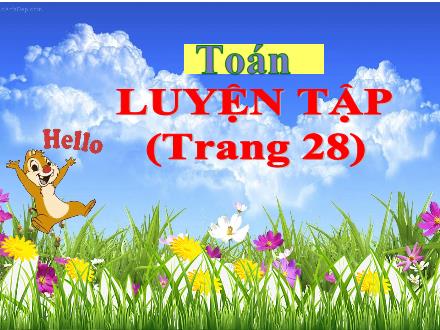 Bài giảng Toán 5 - Bài: Luyện tập