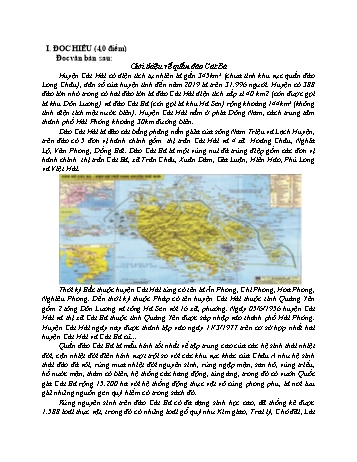 Đề kiểm tra cuối học kì II năm học 2024-2025 môn Ngữ văn 9 - Trường THCS Hải Thành