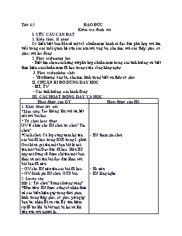 Kế hoạch bài dạy Đạo đức + Tự nhiên & Xã hội Lớp 2 - Tuần 17