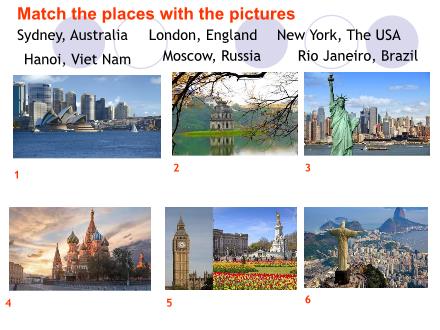 Kế hoạch bài dạy Tiếng Anh 6 - Unit 9: Cities of the world - Lesson 1: Getting started