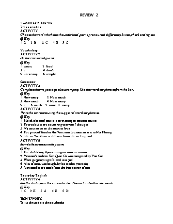 Kế hoạch bài dạy Tiếng Anh 7 (10 năm) - Tuần 14