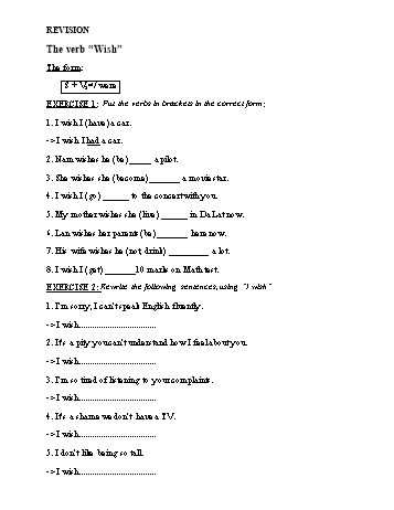 Kế hoạch bài dạy Tiếng Anh Lớp 9 (7 năm) - Tuần 17